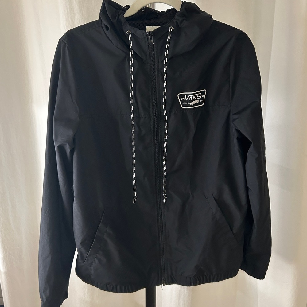 Vans Black Windbreaker